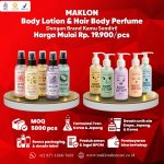Maklon OEM Body Mist & Lotion